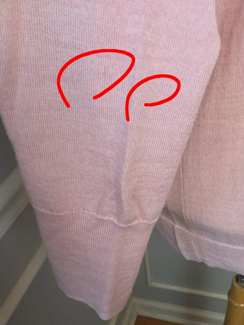 J.CREW 100% Merino Wool Pink Crewneck Career Casual Long Sleeve Sweater XL READ